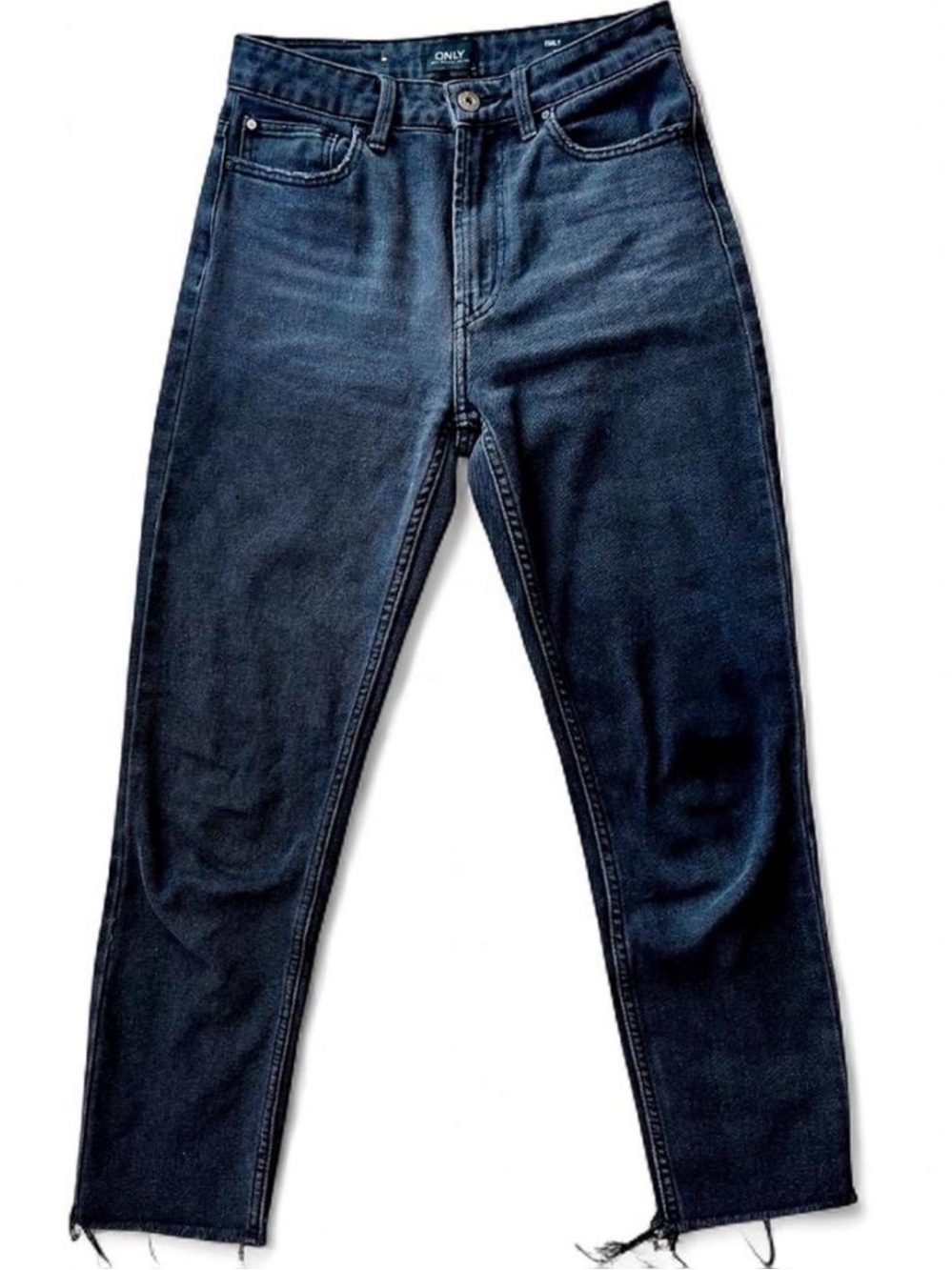 Only Emily Slim Straight Women’s Jeans in Black Sz 28